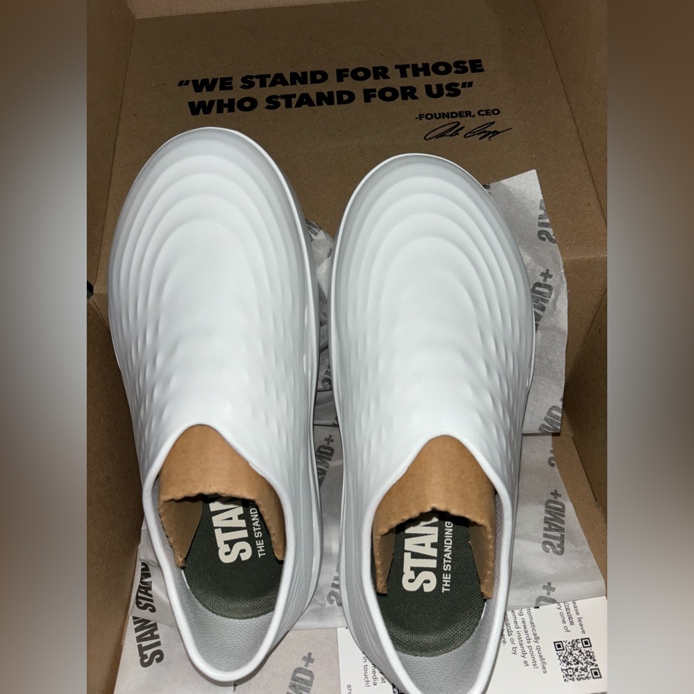 White Slip-On Unisex Shoes
